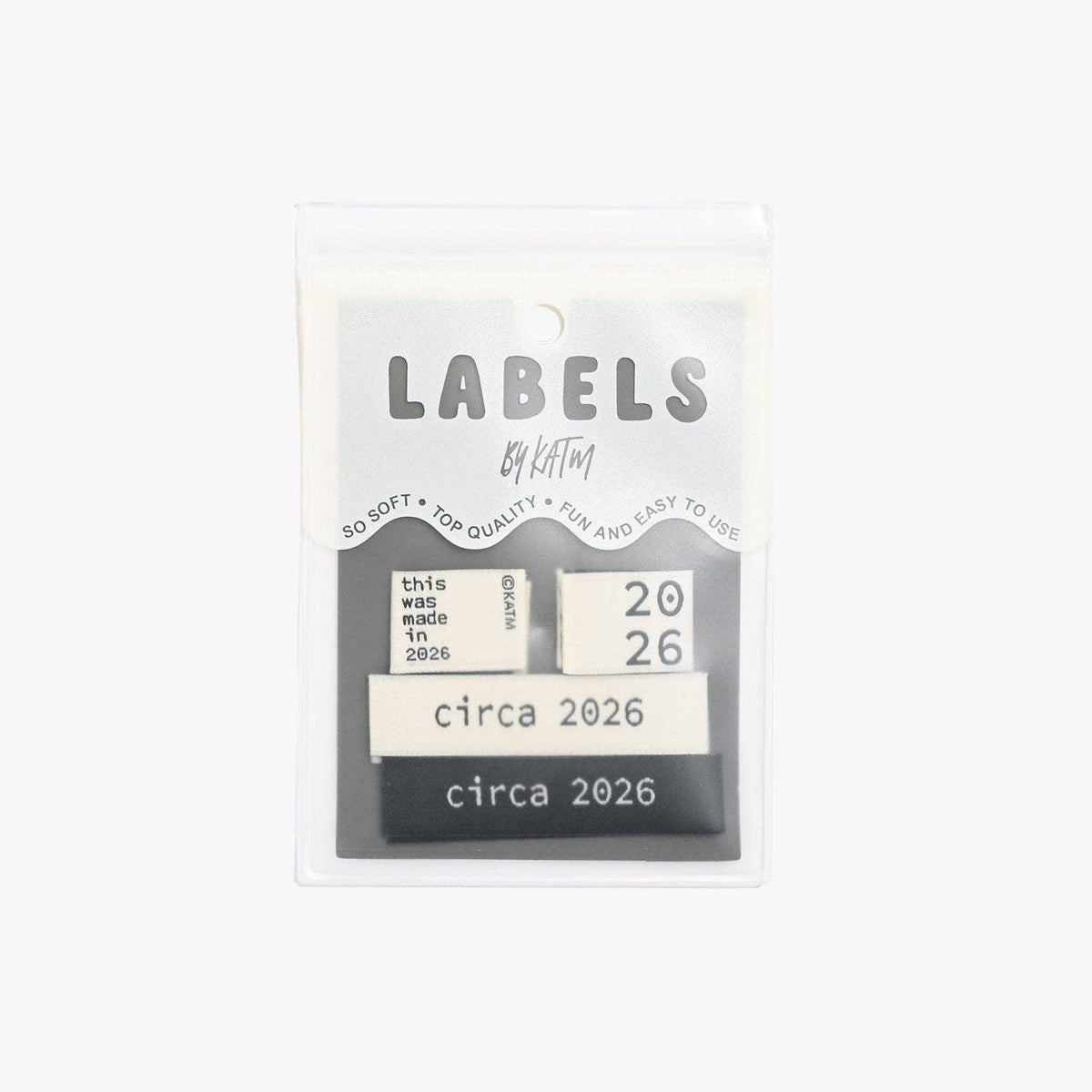 Circa 2026 Woven Labels | 6 labels