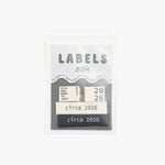 Circa 2026 Woven Labels | 6 labels