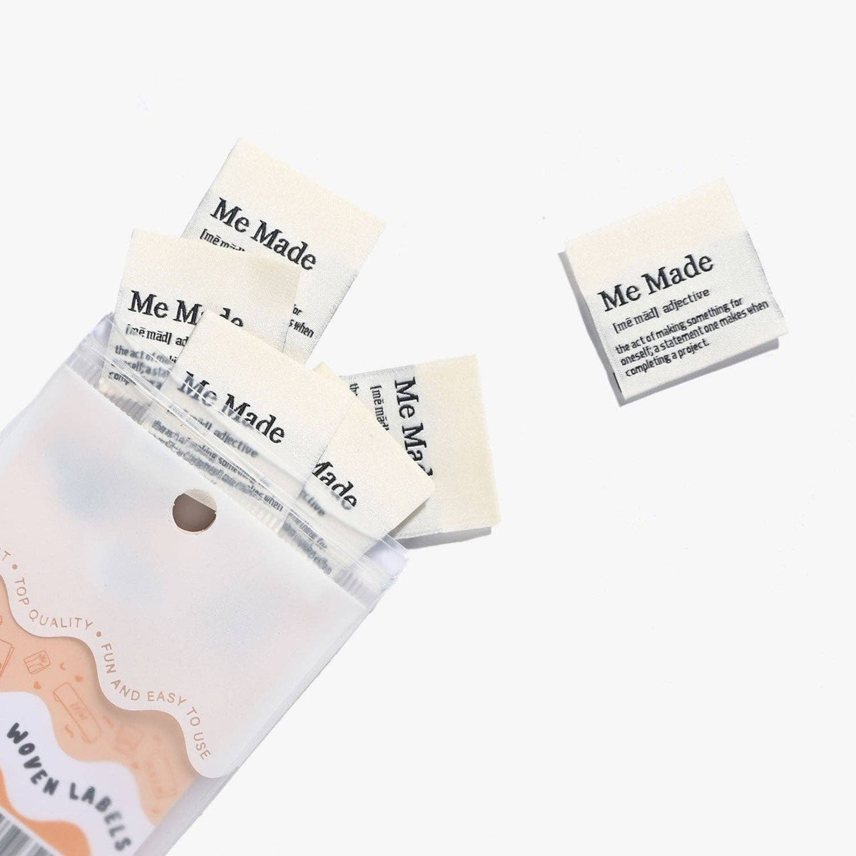 Me Made Definition Woven Sewing Labels | Box of 6 Labels