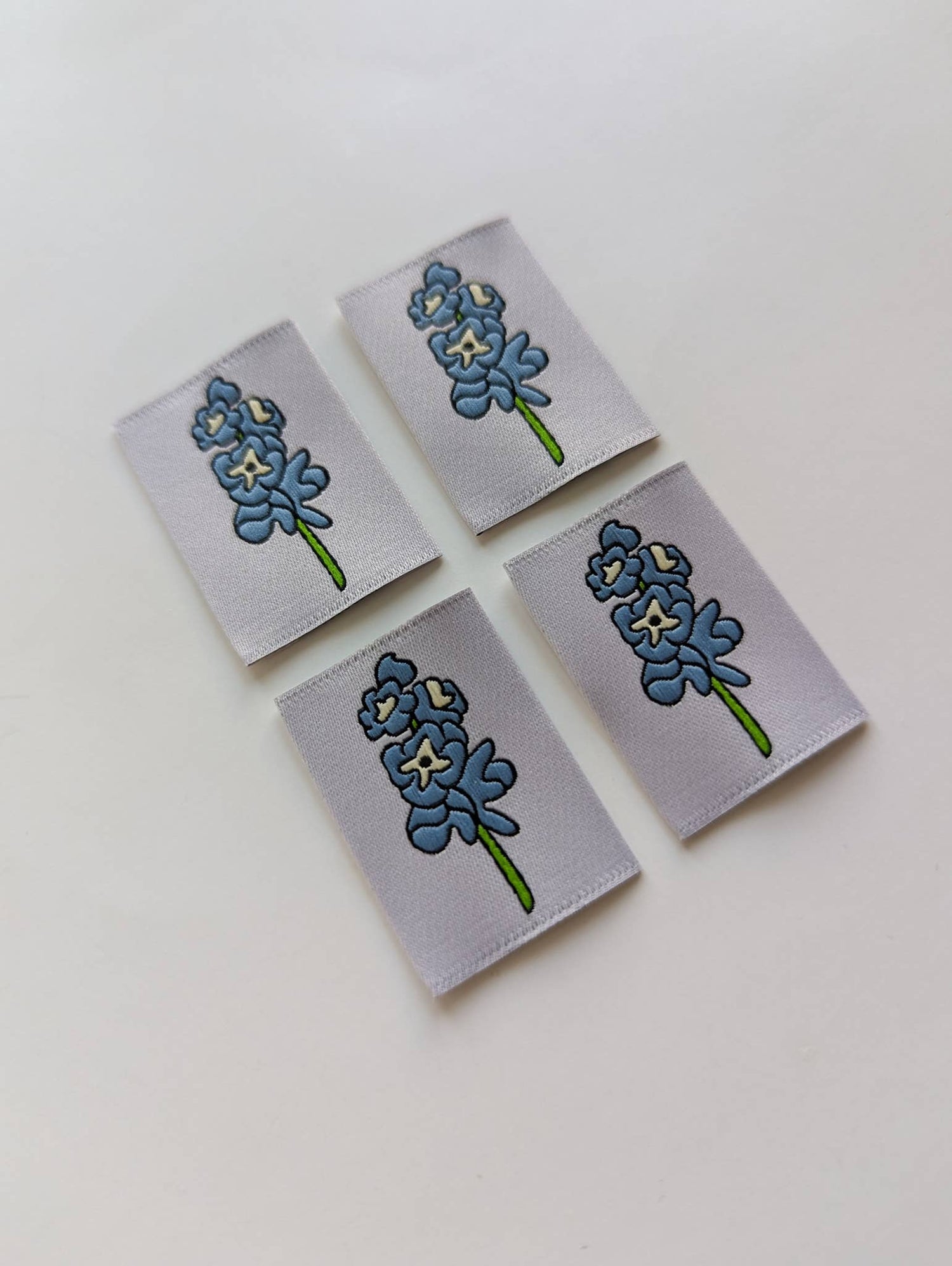 July Delphiniums | Woven Luxe Labels