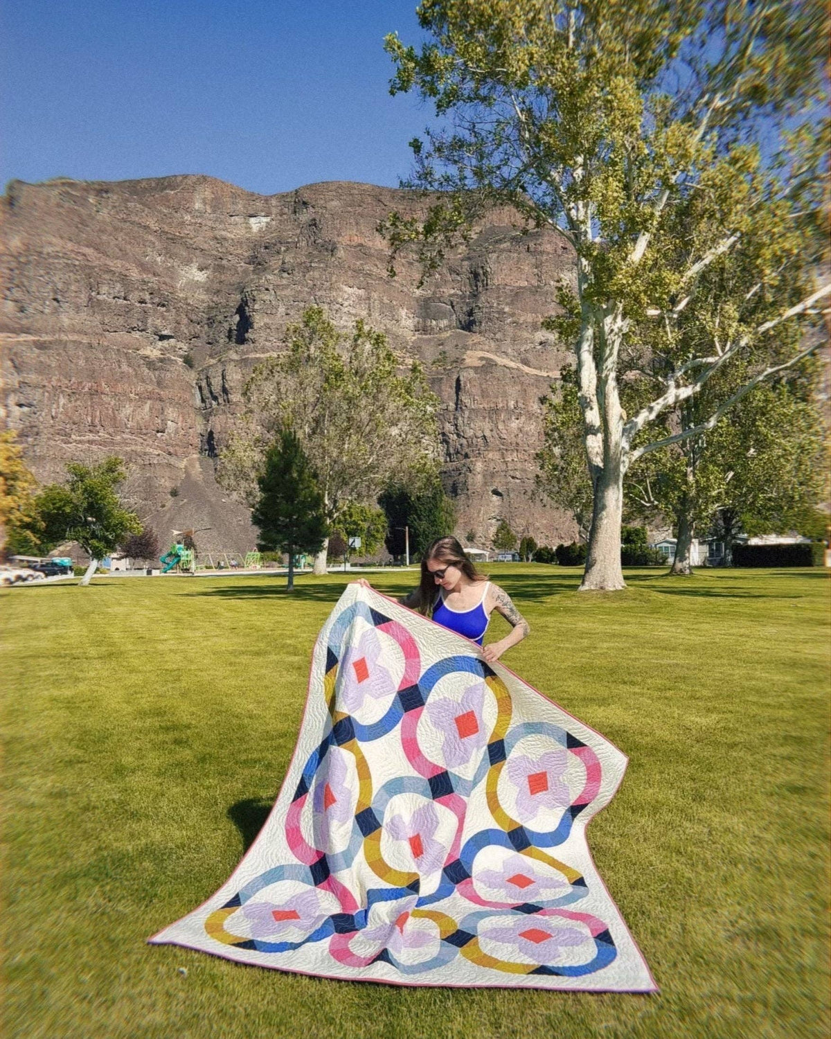 Moonbeam Quilt Pattern: Printed