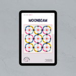 Moonbeam Quilt Pattern: Printed