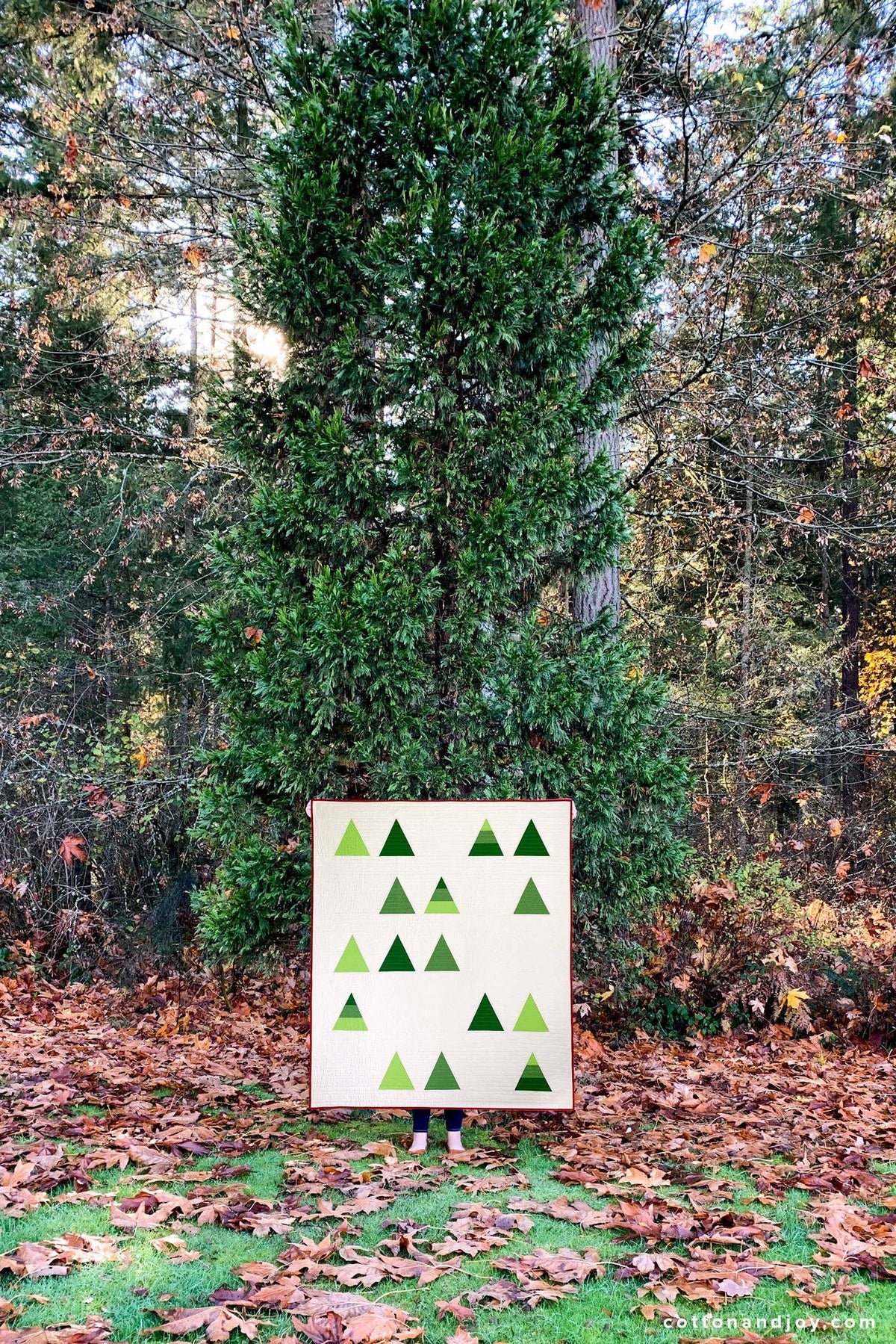 Tree Farm Printed Quilt Pattern // Cotton + Joy