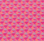 Breizh Wave fluorescent pink cotton fabric