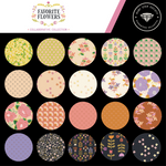 Favorite Flowers || 26 pc Fat Quarter Bundle || Cotton Quilting Fabric