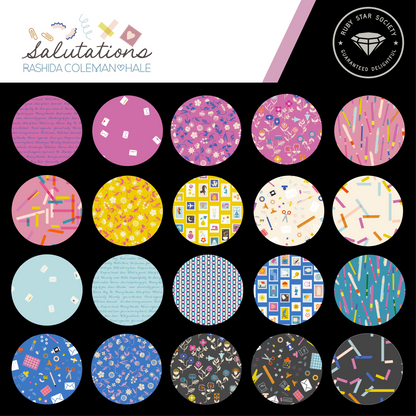 PREORDER Salutations || 27 pc Fat Quarter Bundle|| Cotton Quilting Fabric