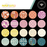 Paper Cuts 2 || 25pc Fat Quarter Bundle || Cotton Quilting Fabric