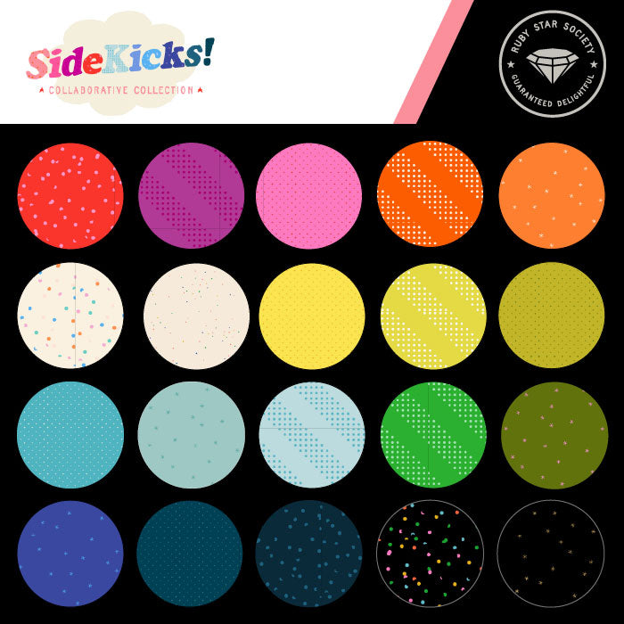 PREORDER Sidekicks || 40pc Fat Quarter Bundle || Cotton Quilting Fabric