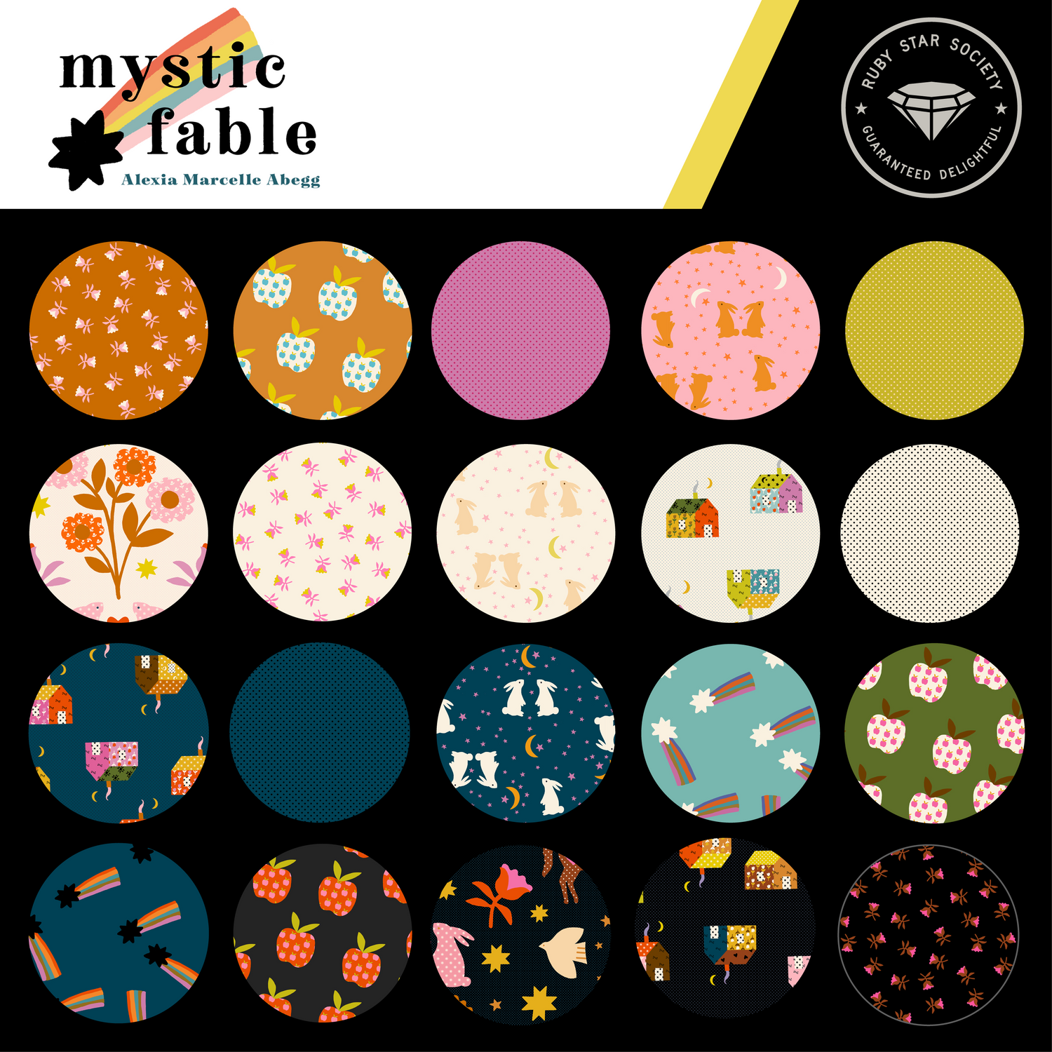 PREORDER Mystic Fable || 23pc Shop-Cut Half Yard Bundle || Cotton Quilting Fabric