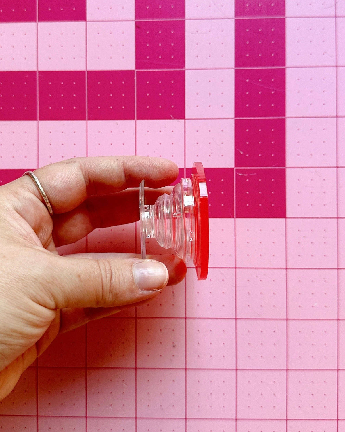 Tomato pop-up ruler handle – French Fry Quilt Company