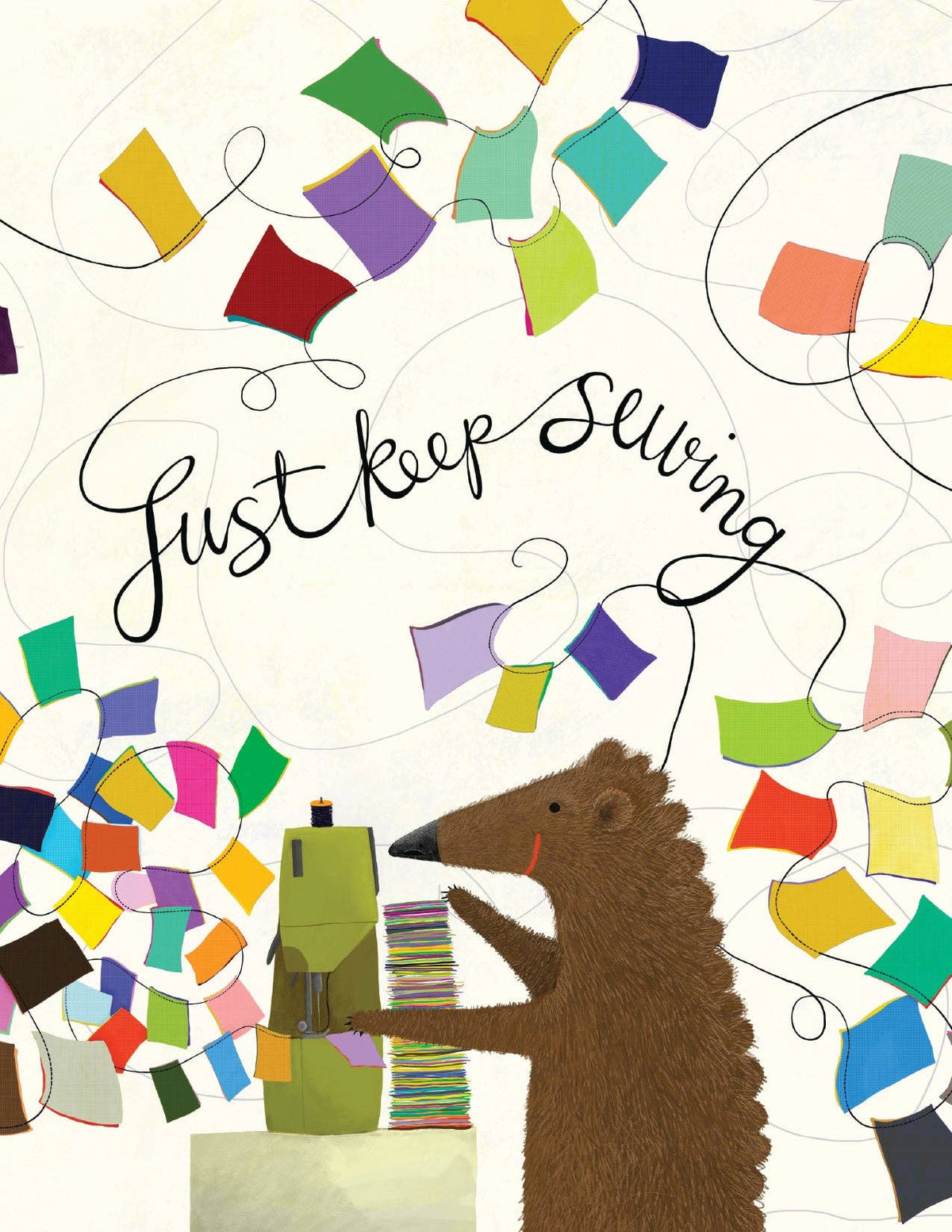 Just Keep Sewing Notecard