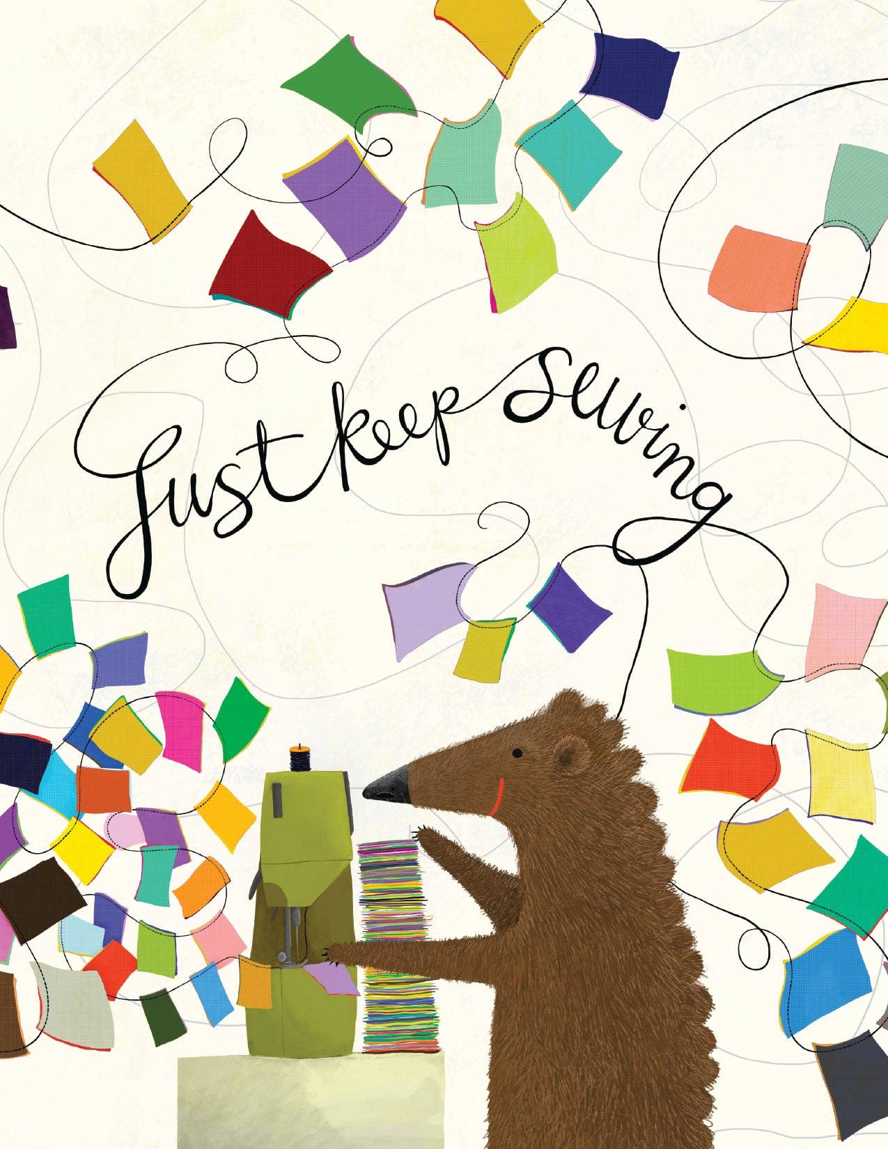 Just Keep Sewing Notecard