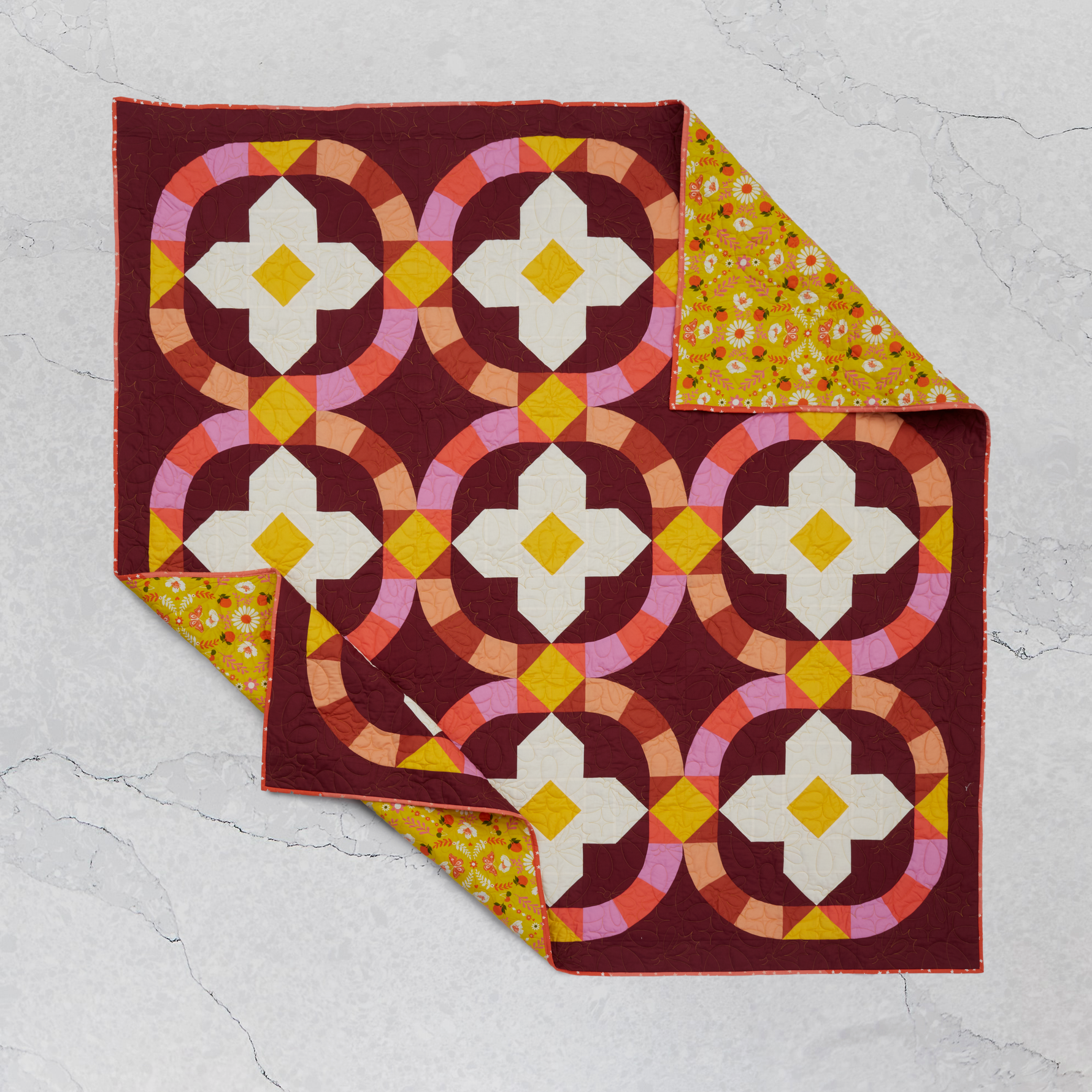 Moonbeam Quilt Pattern: Printed
