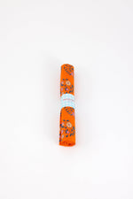 Cotton fabric coupon - Shalin orange