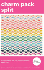 Charm Pack Split Quilt Pattern - Printed