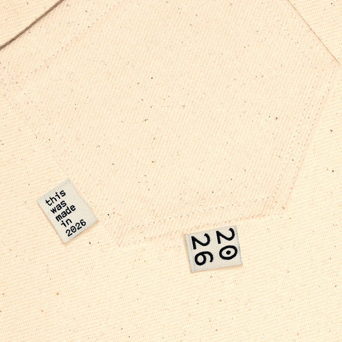 Circa 2026 Woven Labels | 6 labels