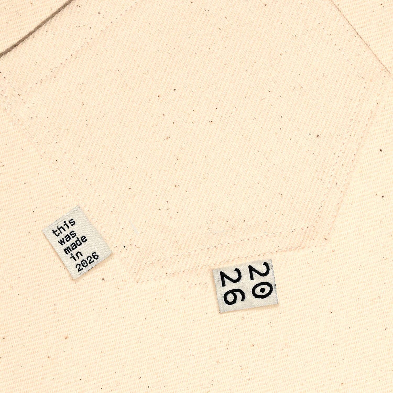 Circa 2026 Woven Labels | 6 labels