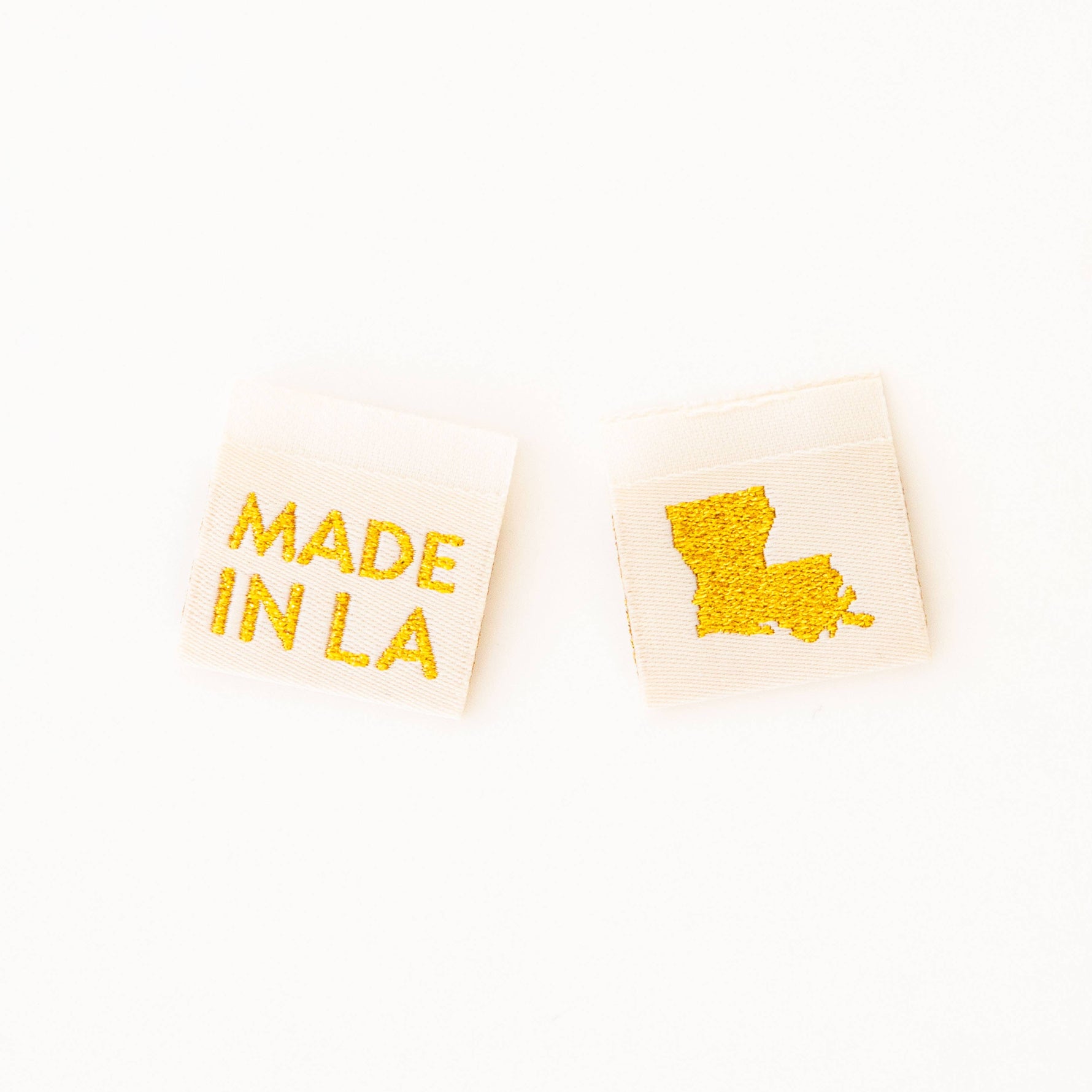 Made in My State Gold Woven Labels: Nevada