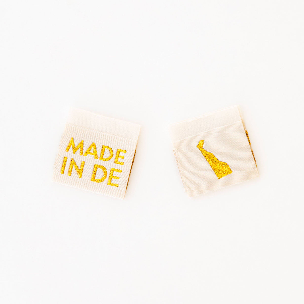 Made in My State Gold Woven Labels: Nevada