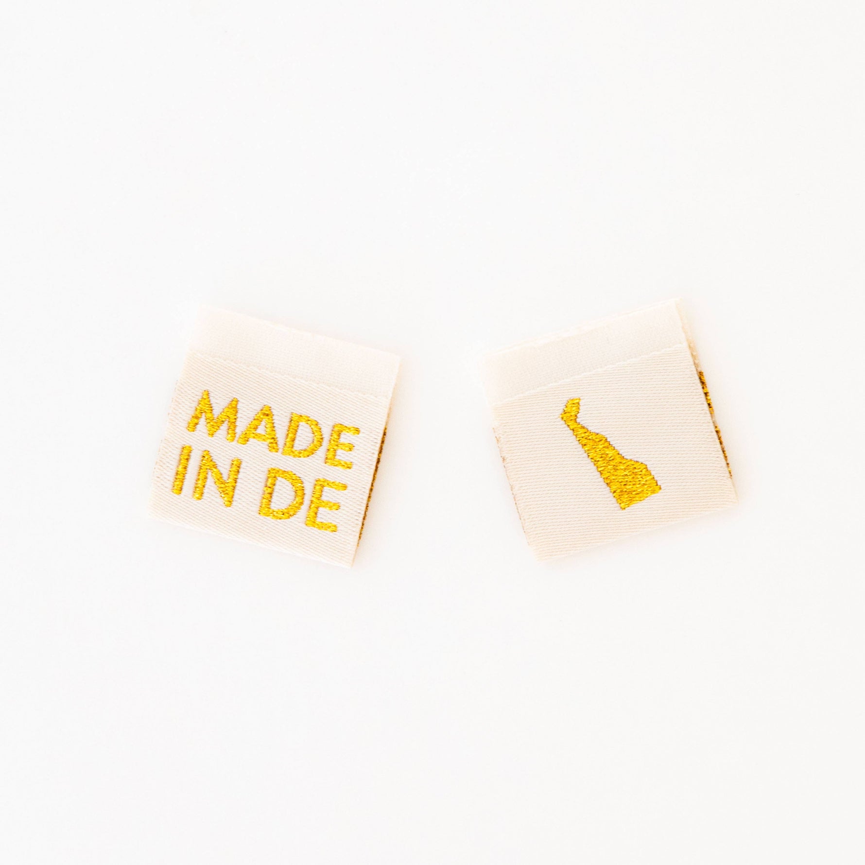 Made in My State Gold Woven Labels: Nevada