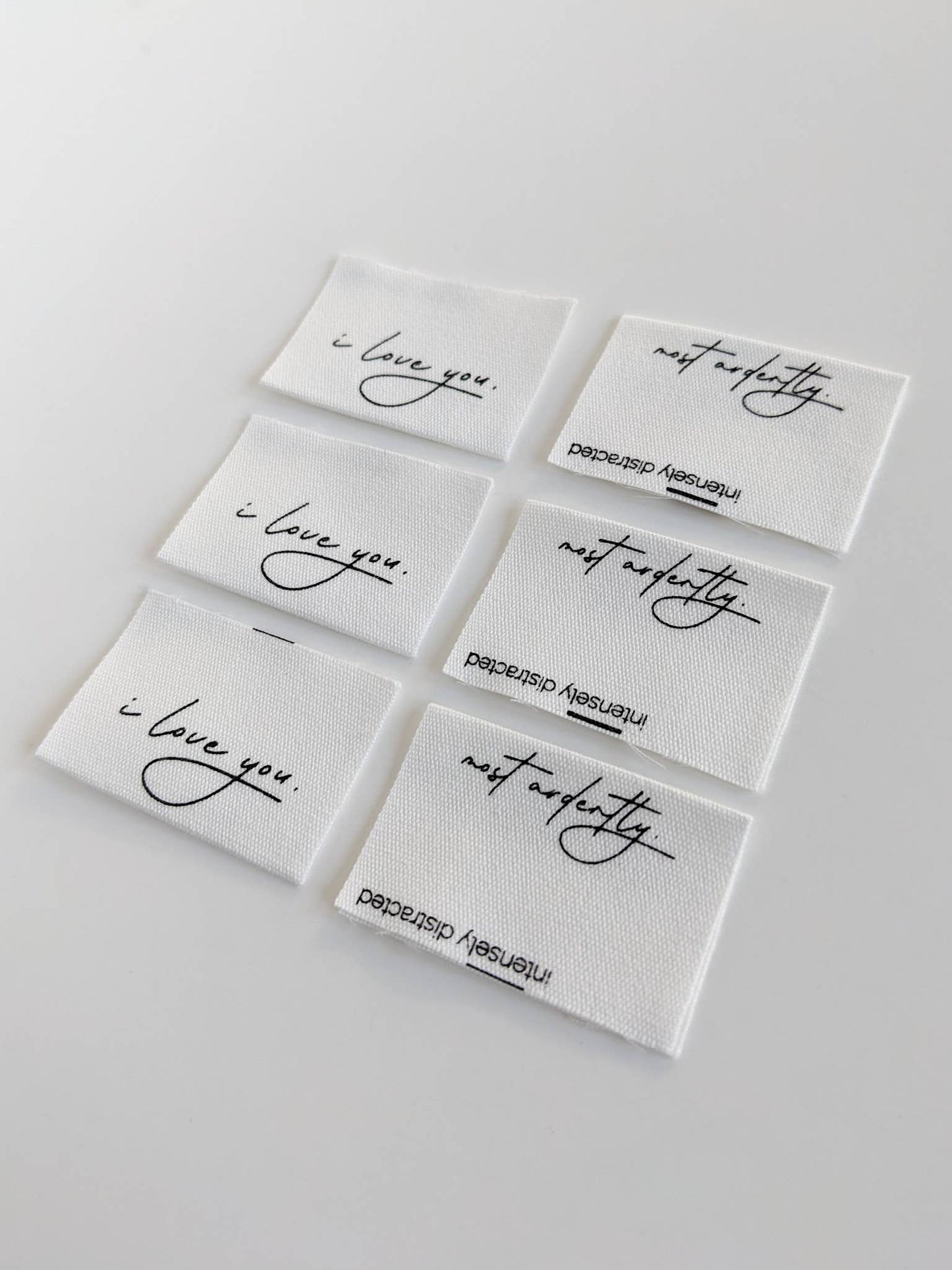 I Love You. Most Ardently. | Cotton Luxe Labels