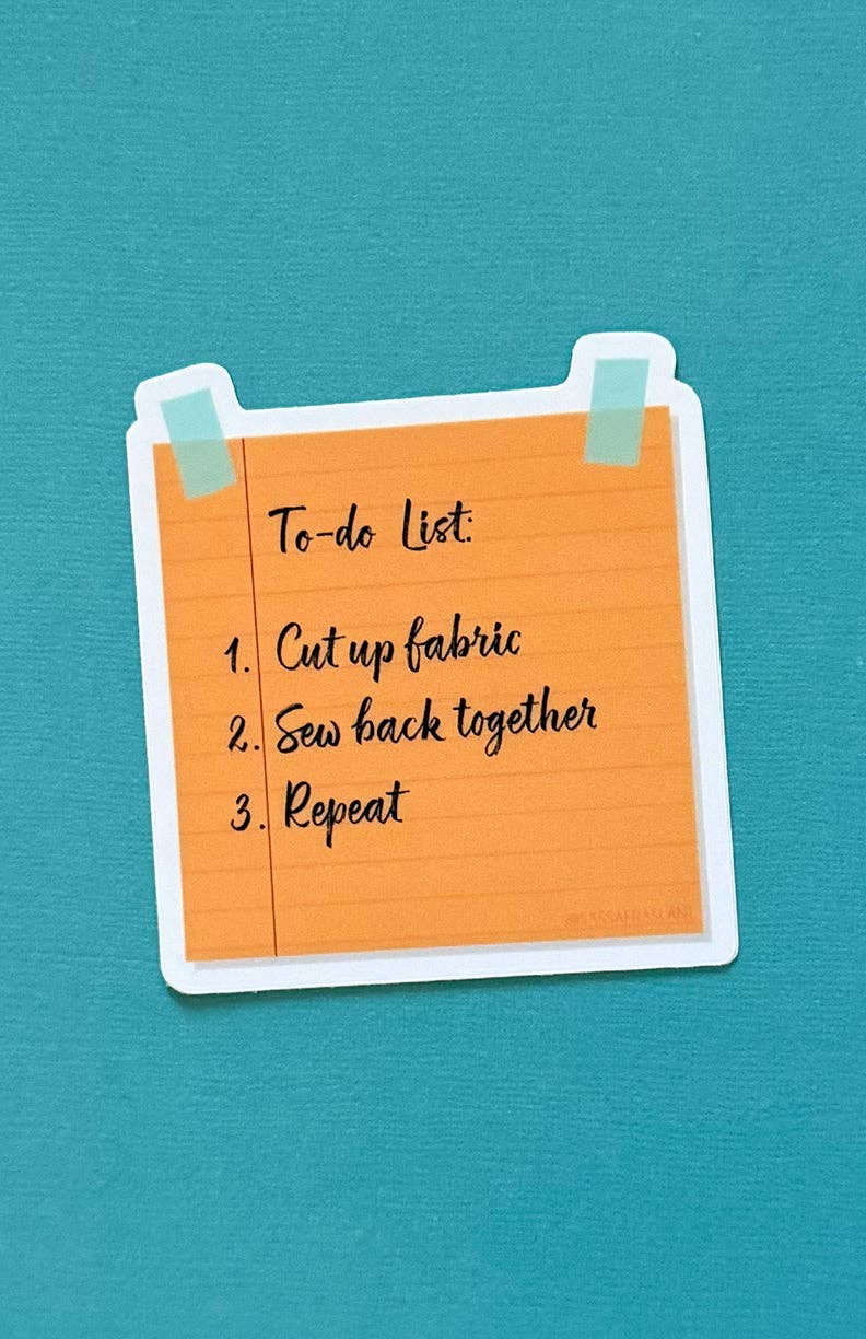 To Do List Sticker