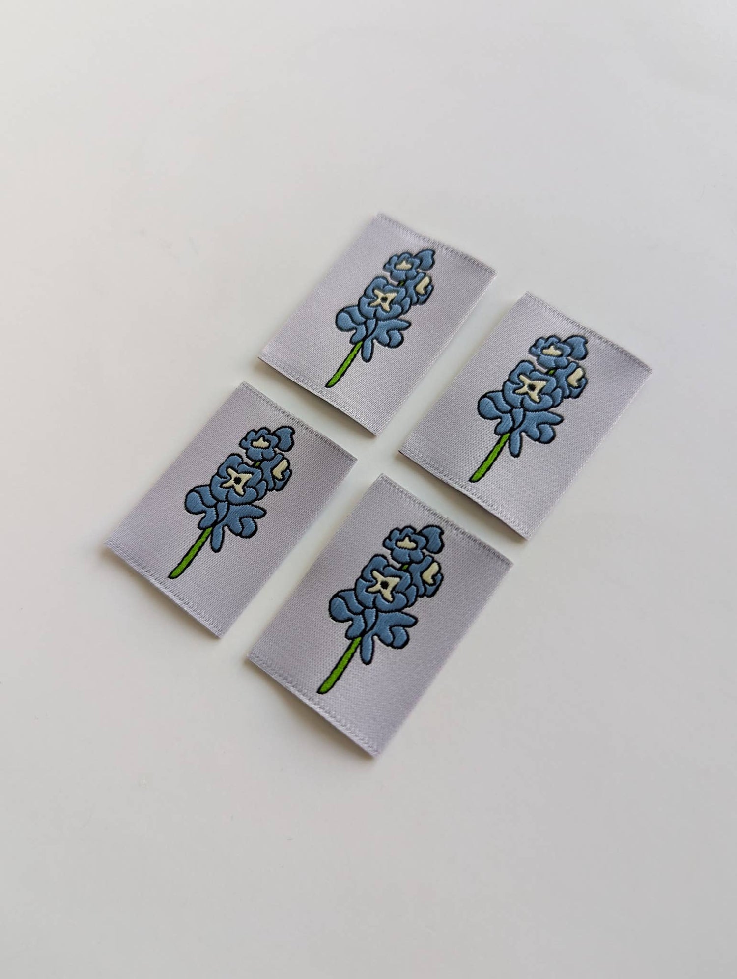 July Delphiniums | Woven Luxe Labels