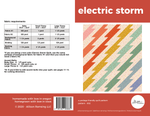 Electric Storm Quilt Pattern - Printed