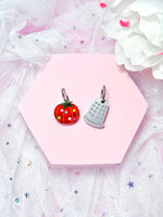 Sewing Notions Acrylic Earrings: Thimble pair / Hoops (pictured)