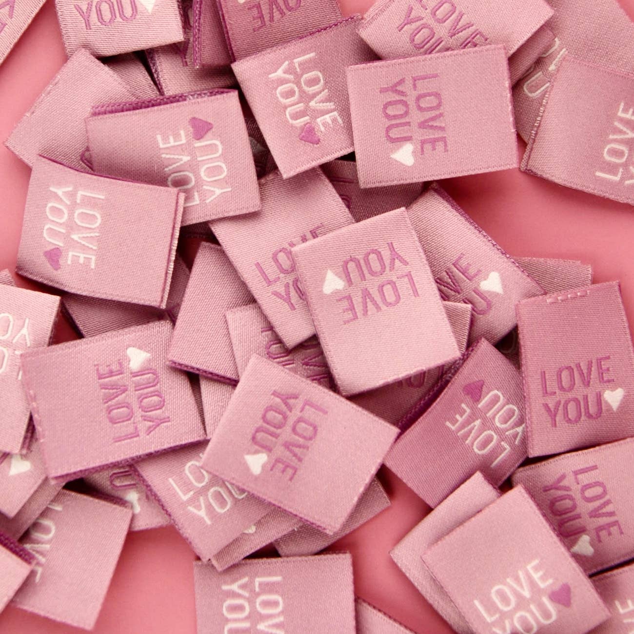 Love You - Designer Woven Labels     
