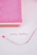 Cotton coupon Love is all: L'amour est tout rose