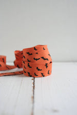 2.5" Bias Quilt Binding, Halloween Bats: Prepacked || 8 Yards