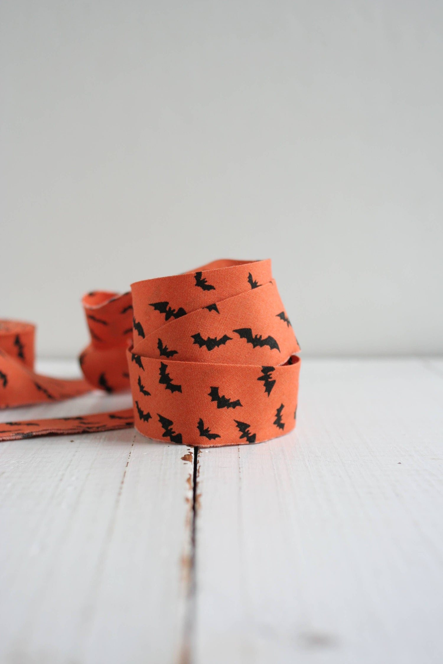 2.5" Bias Quilt Binding, Halloween Bats: Prepacked || 8 Yards