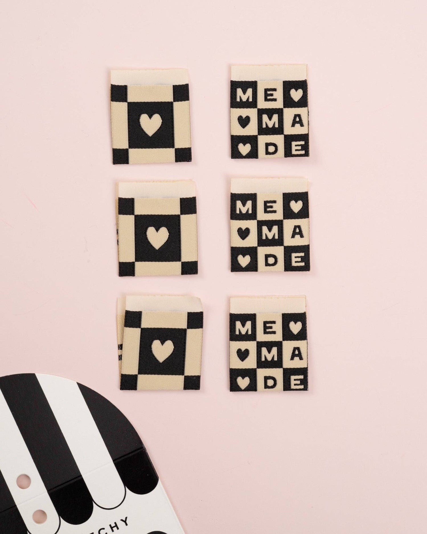Me Made Square Garment Labels: Multi Set of 6