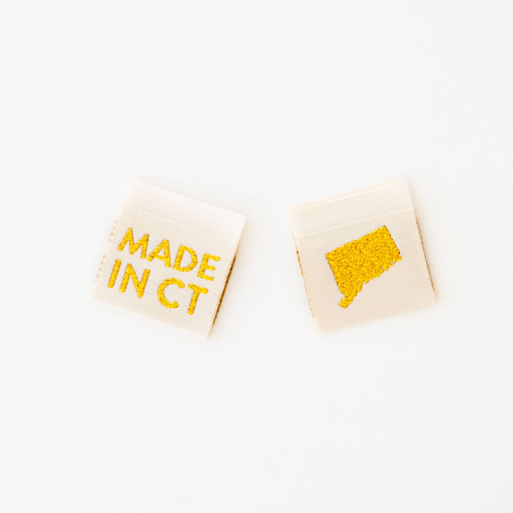 Made in My State Gold Woven Labels: Nevada