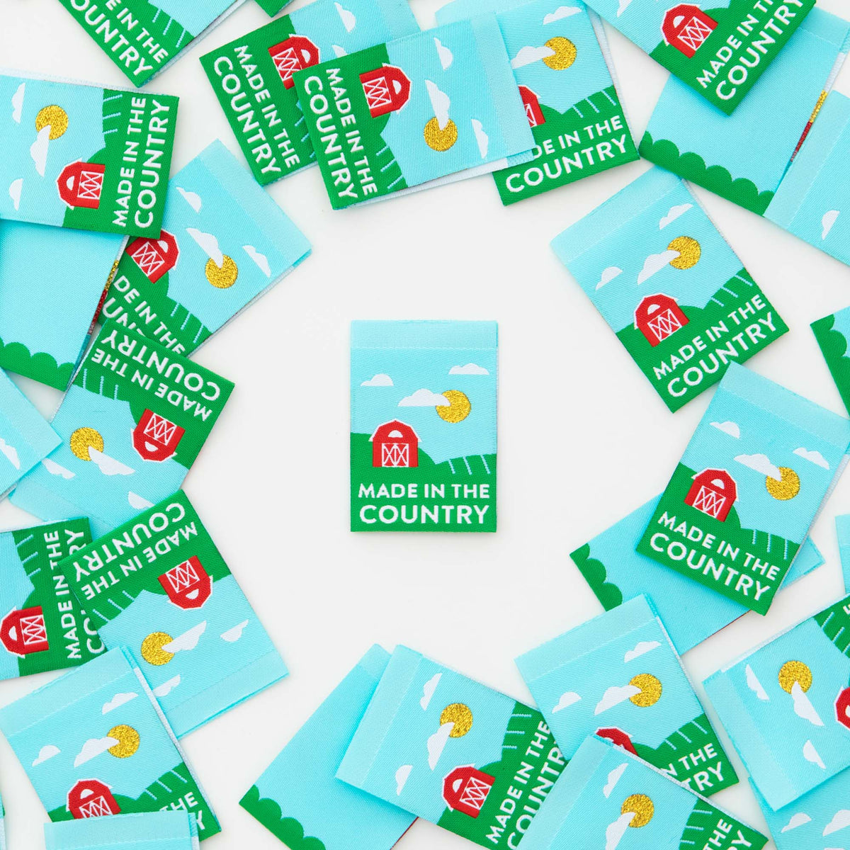 Made in the Country - Sewing Woven Clothing Label Tags