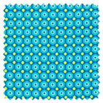 Blue Mikko cotton coupon: Mikko blue