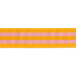 Pink/Orange - 1" Nylon Webbing - by Tula Pink - HALF YARD