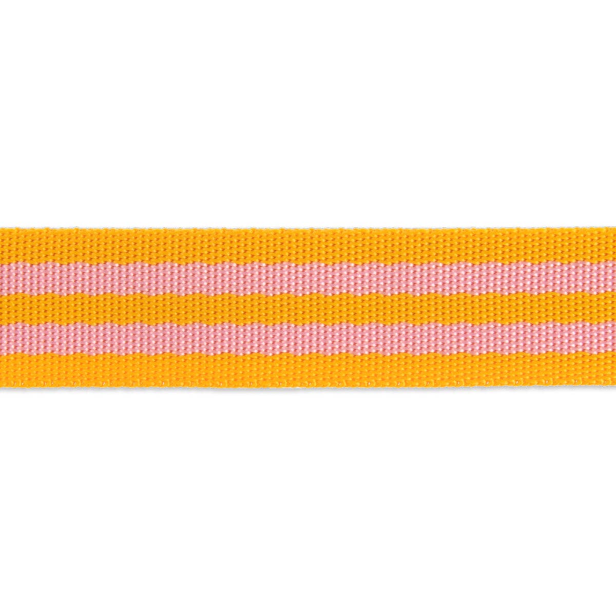 Pink/Orange - 1" Nylon Webbing - by Tula Pink - HALF YARD