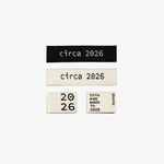 Circa 2026 Woven Labels | 6 labels