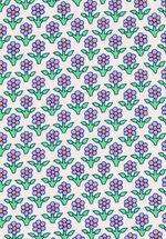 White Vaninath cotton fabric remnant