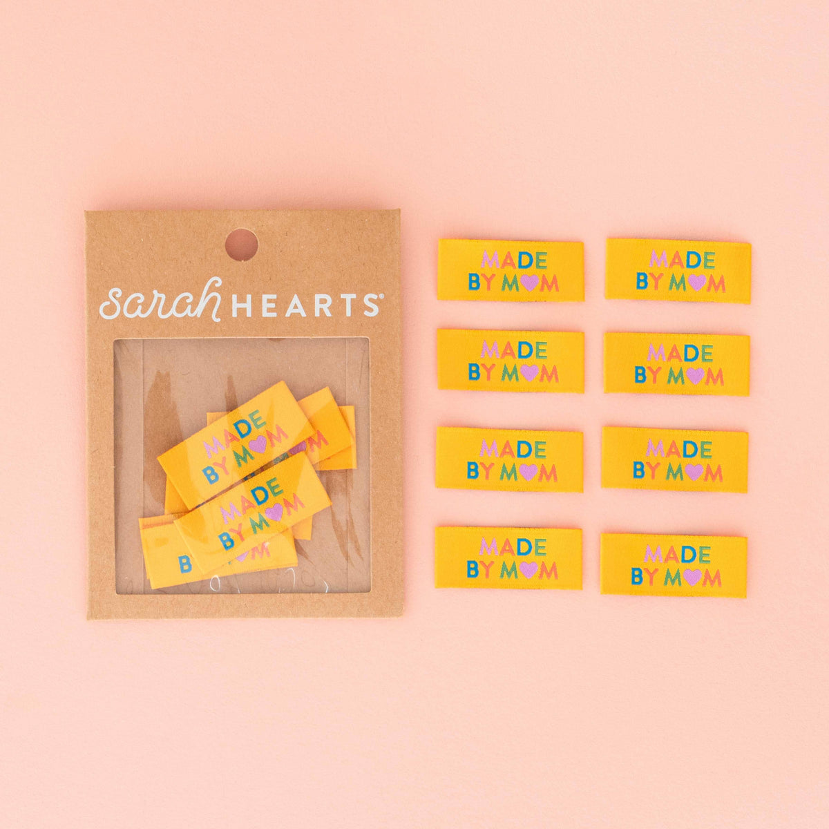 Made by Mom - Sewing Woven Clothing Label Tags