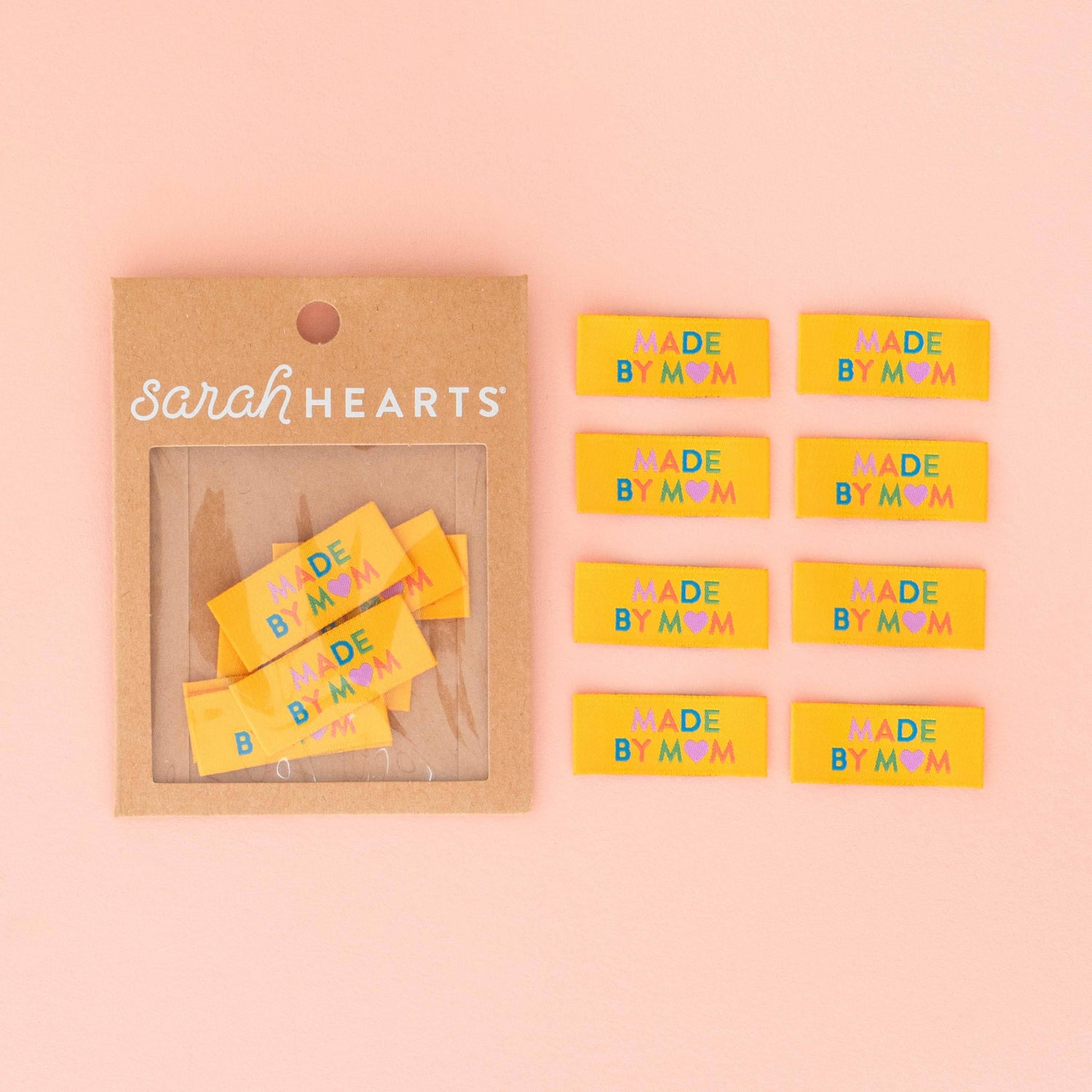 Made by Mom - Sewing Woven Clothing Label Tags