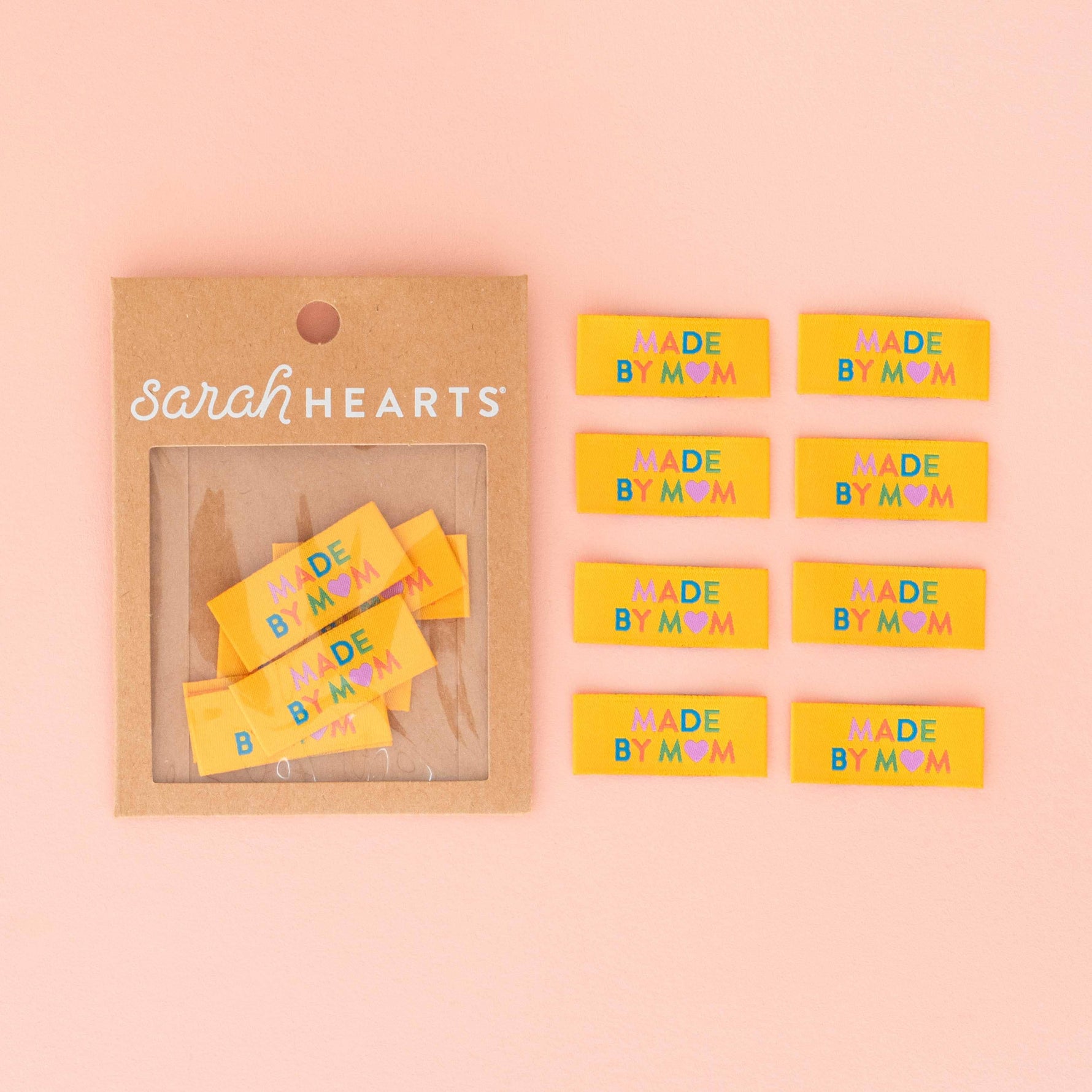Made by Mom - Sewing Woven Clothing Label Tags