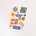 Grandma Hobbies Sticker Sheet