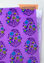 Cotton fabric coupon - Shalin lilac