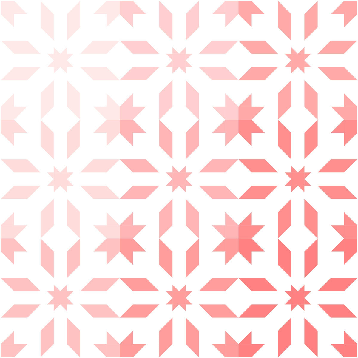 Star Flurry Quilt Pattern Printed