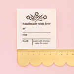 Vintage Handmade with Love Organic Cotton Write-in Labels