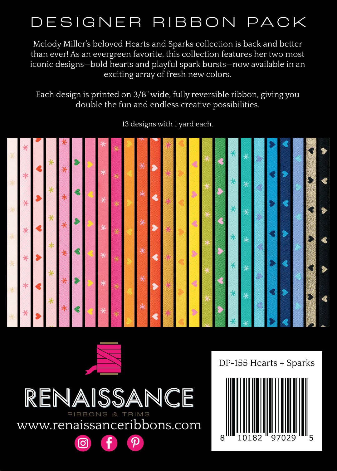 Renaissance Ribbons: Hearts and Sparks - Designer Pack