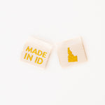 Made in My State Gold Woven Labels: Nevada